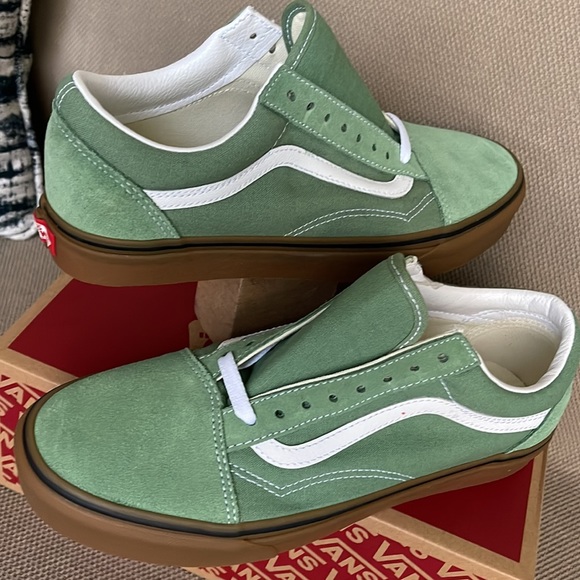 Vans Old Skool Gum Basil / True White MEN`S - Picture 11 of 16